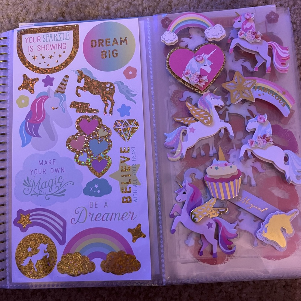 Unicorn Themed Stickers
